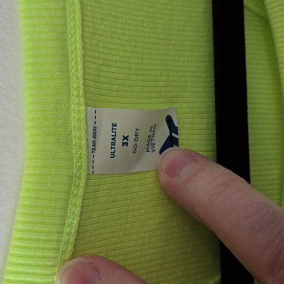 Old Navy Neon 3X or 2X  Yellow Tank Top - Picture 2 of 7